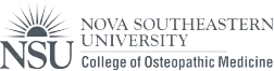 Nova Southeastern University logo.