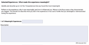 Most Meaningful Experiences